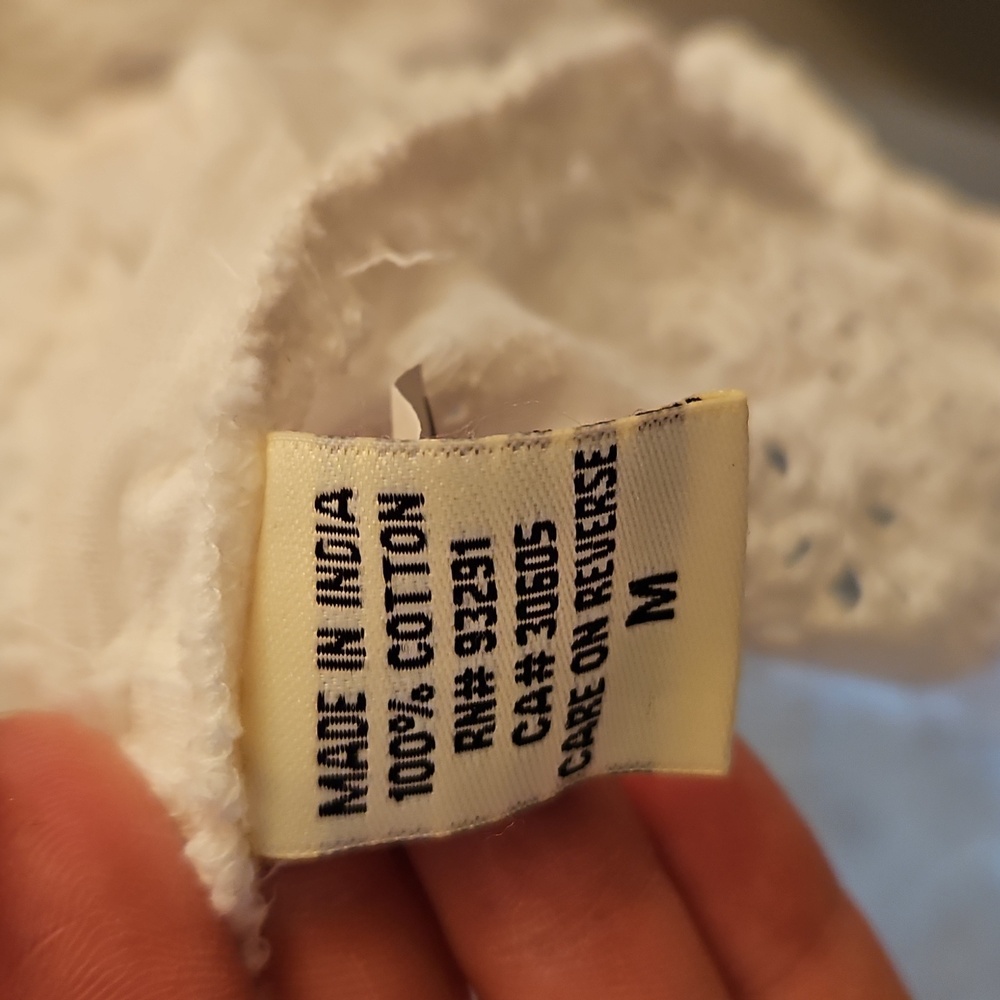 Dylan White "High Line" Patchwork Eyelet & Croche… - image 4